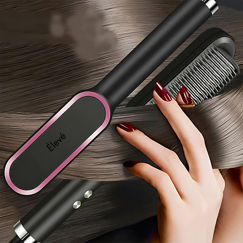 Élevé LuxeStraight Hair Straightener Brush