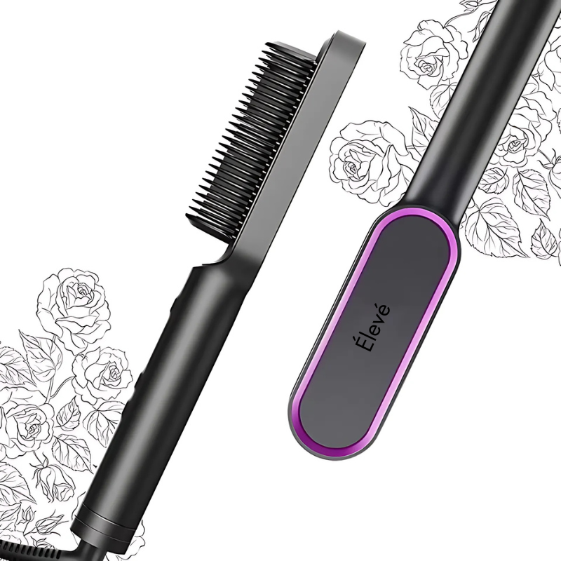 Élevé LuxeStraight Hair Straightener Brush