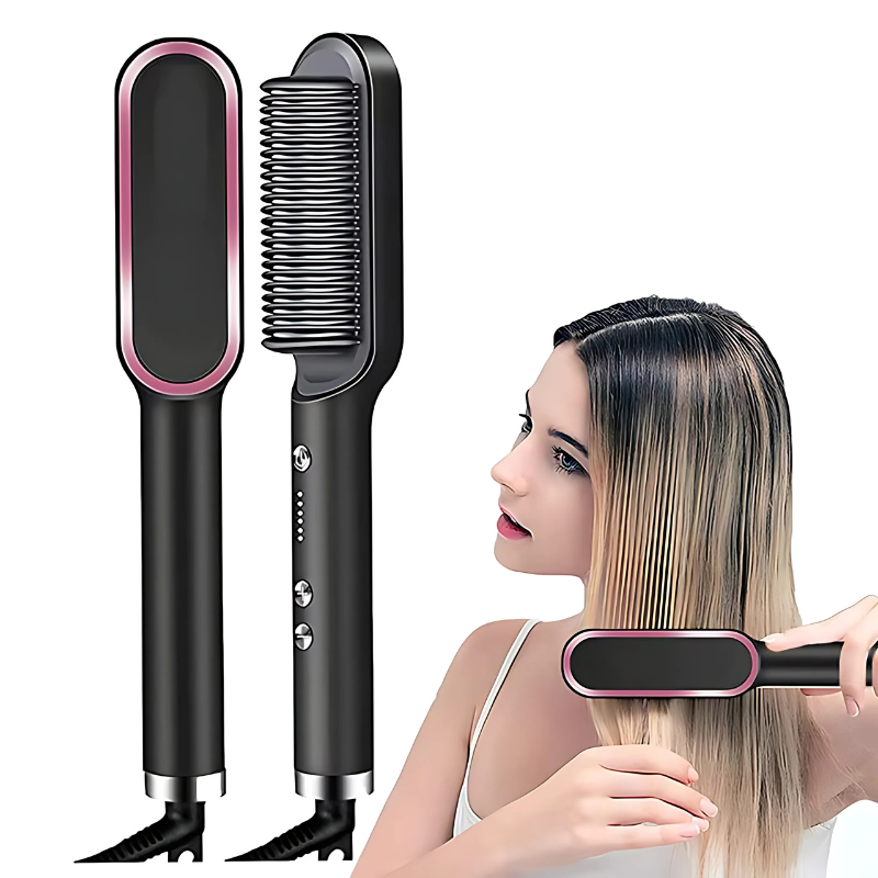 Élevé LuxeStraight Hair Straightener Brush