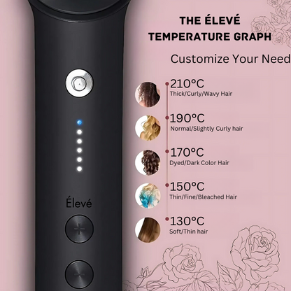 Élevé LuxeStraight Hair Straightener Brush