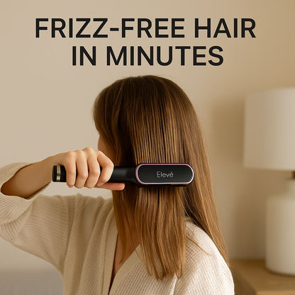 Élevé LuxeStraight Hair Straightener Brush
